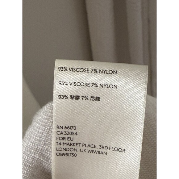 Anthropologie Draped Longline Vest White Wrapped Tie duster size XS/S bohochich - Picture 3 of 5